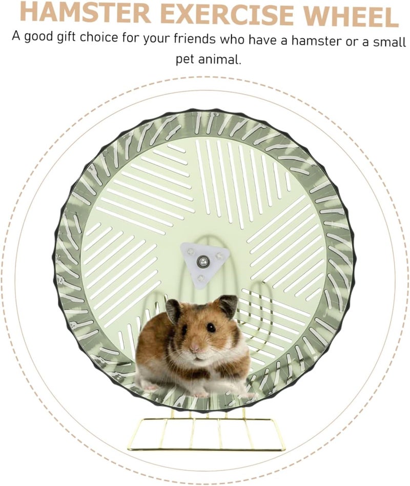 Gatuida Daily Use Hamster Wheel Stable Base Adorable Exercise Toy for Hamsters Hedgehogs and Chinchillas Support Stand - Image 3