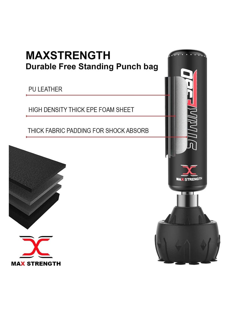 Max Strength Max Strength Pedestal Free Standing boxing or kickboxing Punch Bags - Image 3