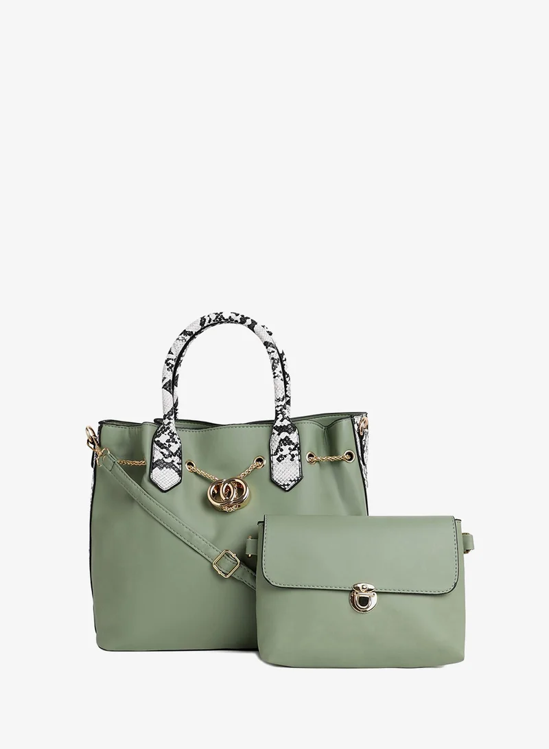 Olivie Green Handbag
