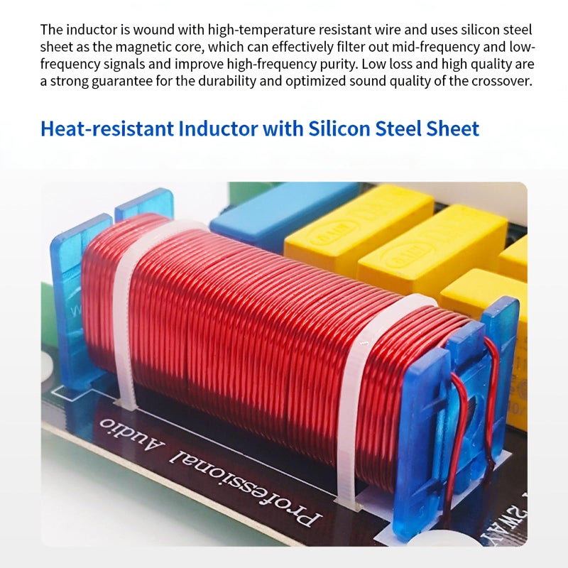 400W 2 Way Frequency Divider Crossover Module For Home Theater HiFi Loudspeaker - Image 5