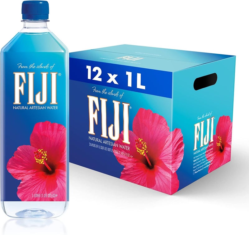 FIJI Natural Artesian Water - 1 Litre (Pack of 12) - Image 1