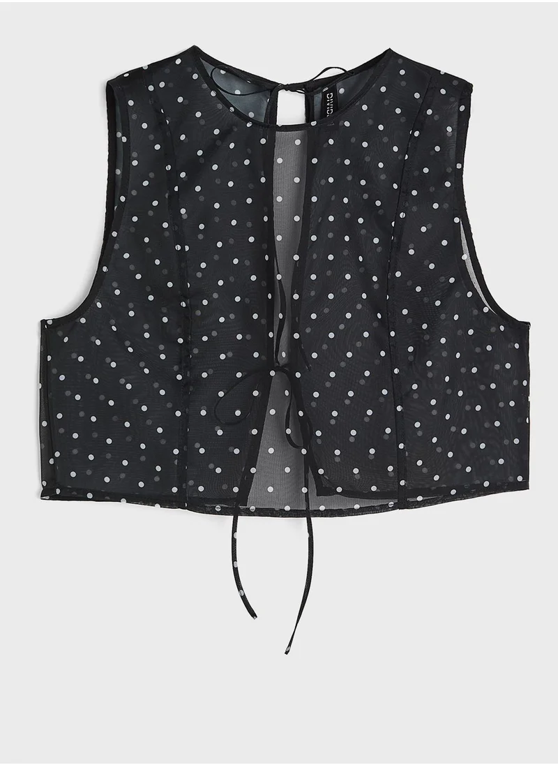 اتش اند ام Open Back Crop Top