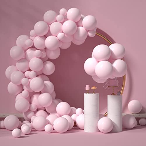 atorakushon Latex Pink Color 10" Inch Pastel Balloons Pack Of 50pcs Best For Theme Party Decoration Happy Birthday Party Supplies Wedding Anniversary Office Party Purpose House party - Image 1