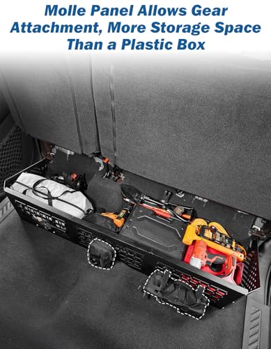JOYTUTUS Under Seat Storage Molle Panel Compatible With Silverado/Sierra 2019-2026 1500 & 2020-2026 2500HD 3500HD, Crew Cab, Underseat Storage Truck Under Seat Molle Panels Accessories - Image 3