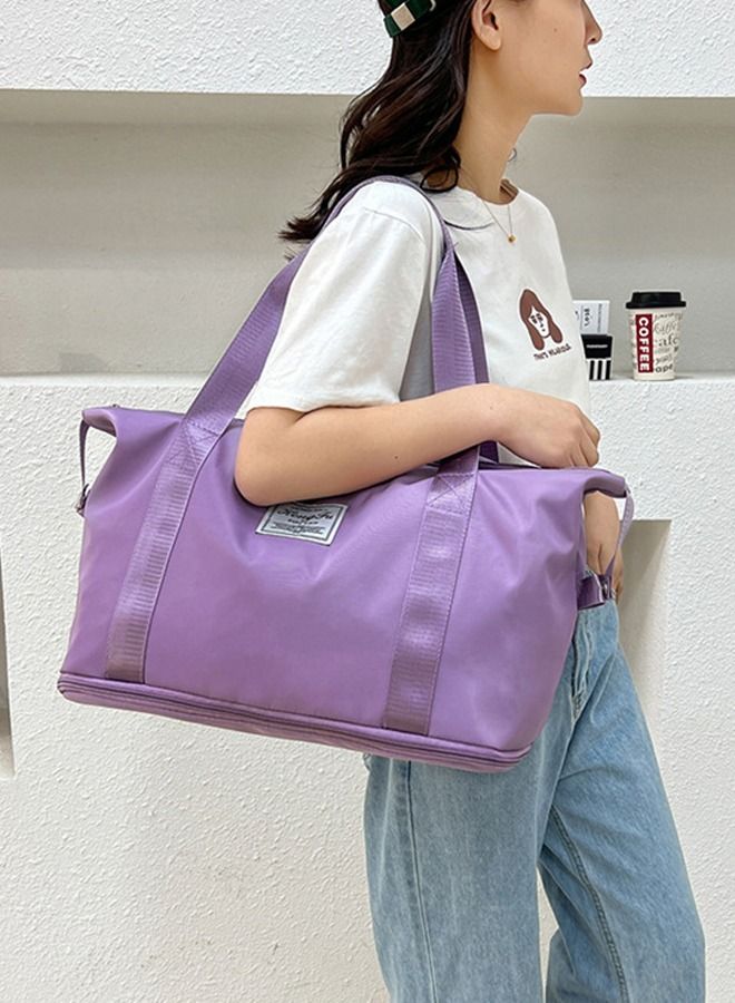 DUNISO Sports Gym Bag with Wet Pocket & Shoes Compartment, Weekender Overnight Bag for Travel Gym Yoga Travel Duffel Bag for Men and Women Lightweight - Image 3