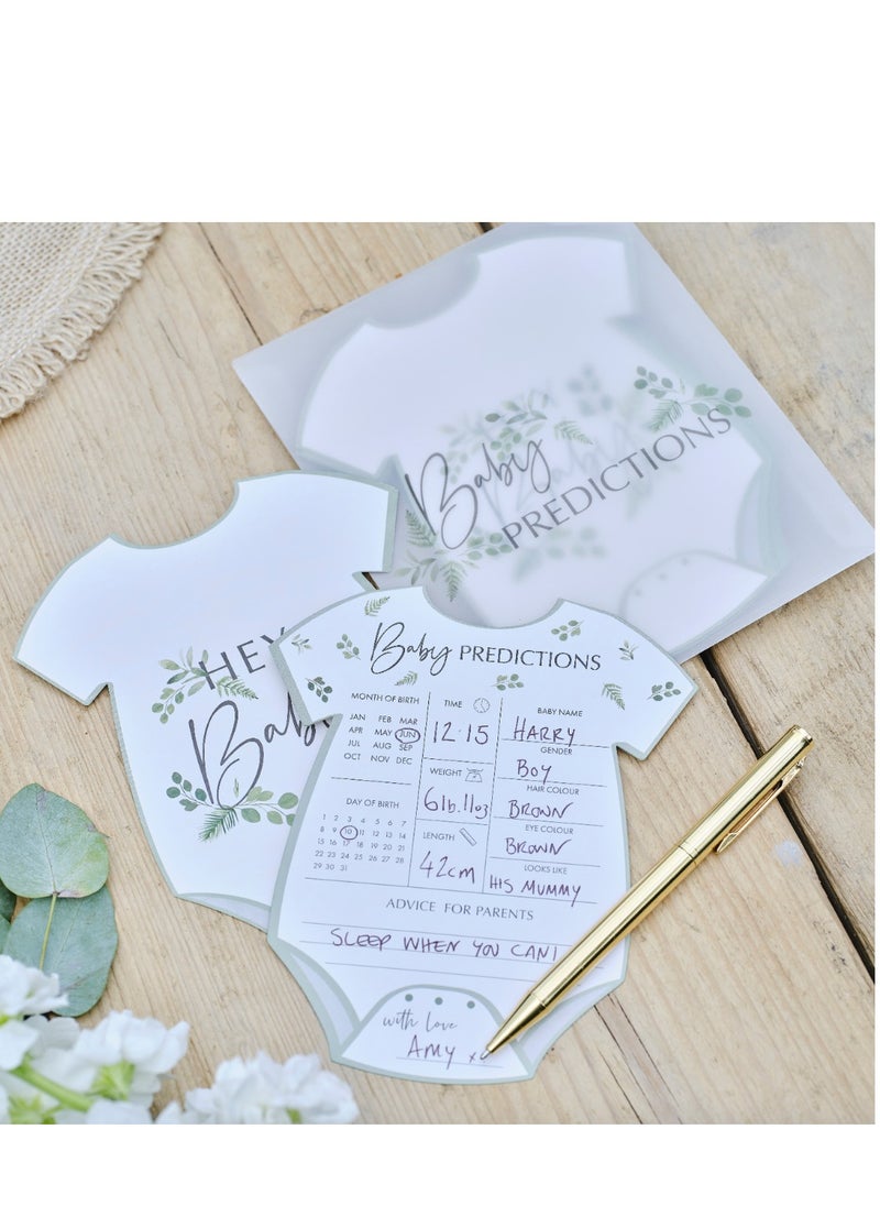 Ginger Ray - Ginger Ray Baby Grow Predictions Cards - Fun Baby Shower Game - Image 1