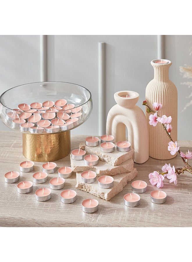 Home Box Qara 50-Piece Rose Garden Tealights Set 19 x 2.5 x 19 cm - Image 1