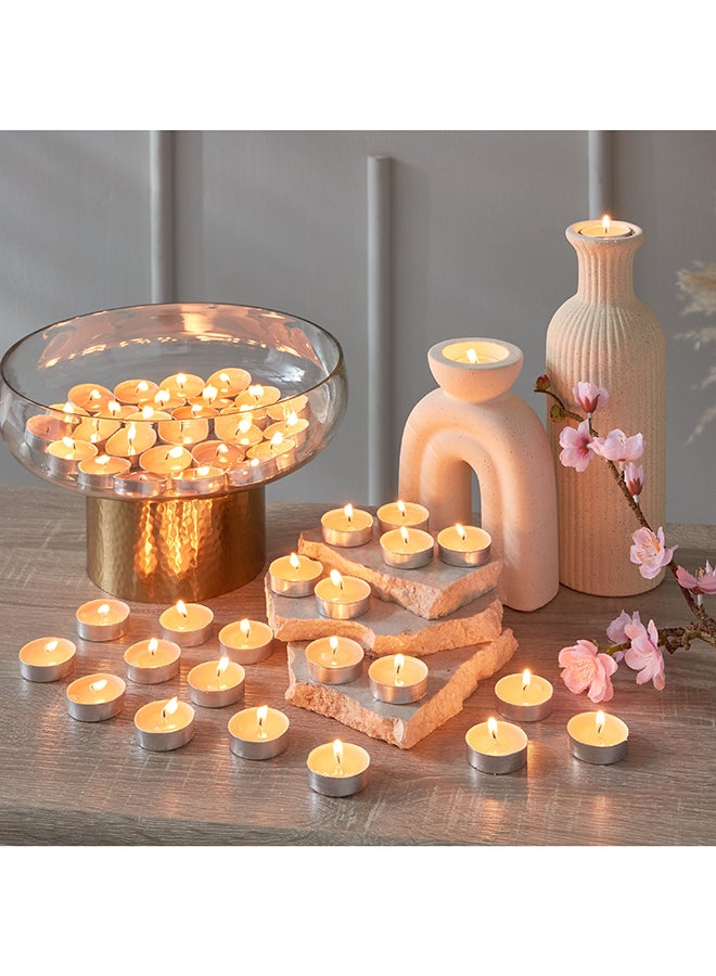 Home Box Qara 50-Piece Rose Garden Tealights Set 19 x 2.5 x 19 cm - Image 2