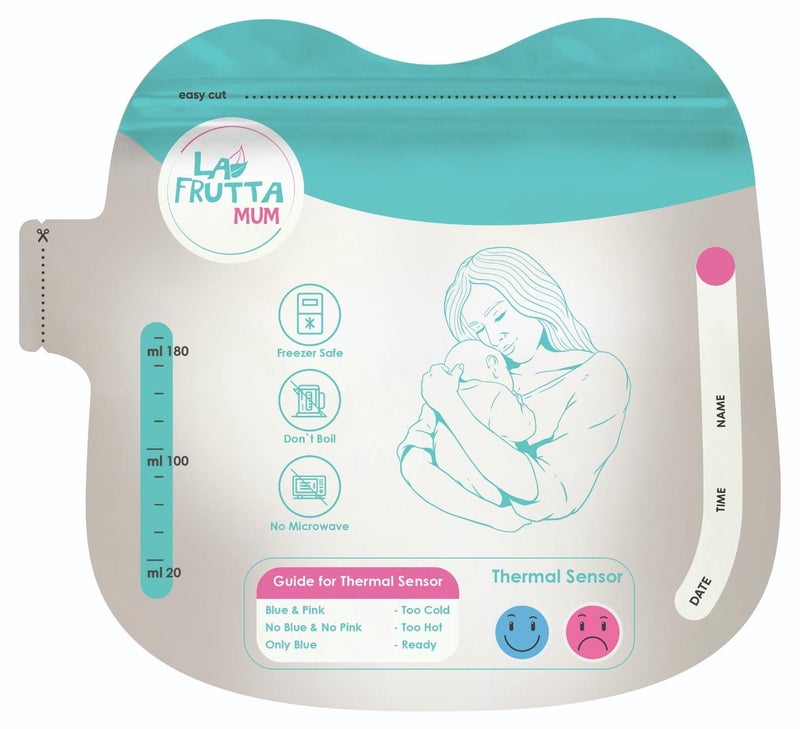 La Frutta Milk Storage Bags 180Ml 18Pcs