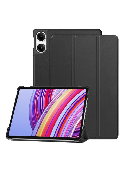 حافظة تابلت لجهاز Xiaomi Redmi Pad Pro/ Xiaomi Poco Pad مقاس 12.1 بوصة، غطاء صلب من الجلد الصناعي فائق النحافة