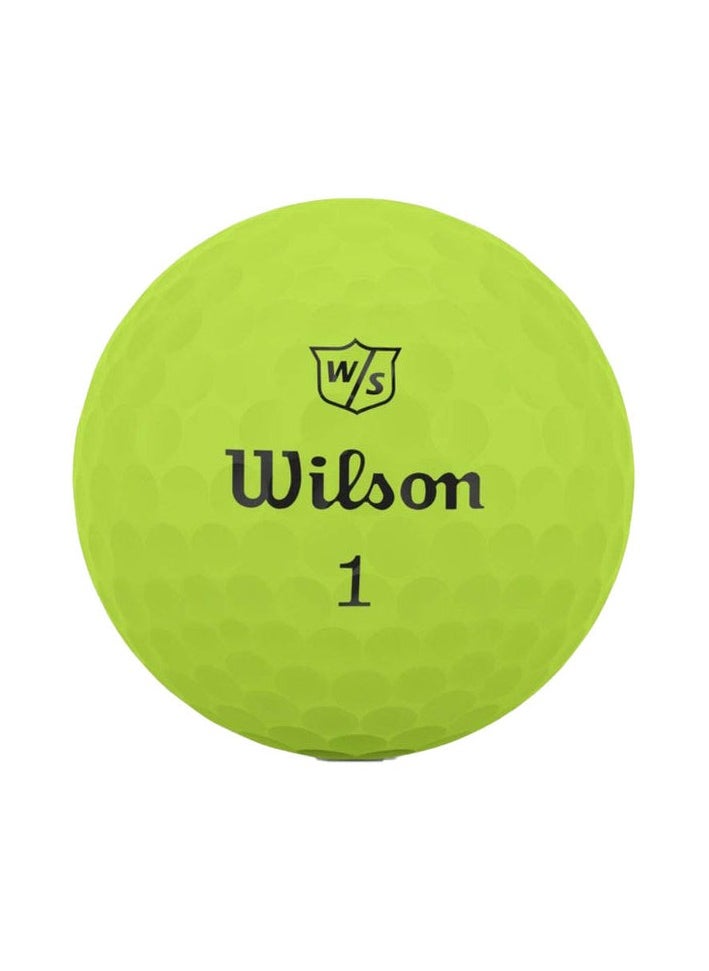 Wilson - Duo Soft Green Golf Balls (12-Pack) – High-Visibility, Low Compression Golf Balls for Maximum Distance & Control – Soft Feel for All Skill Levels - Image 1