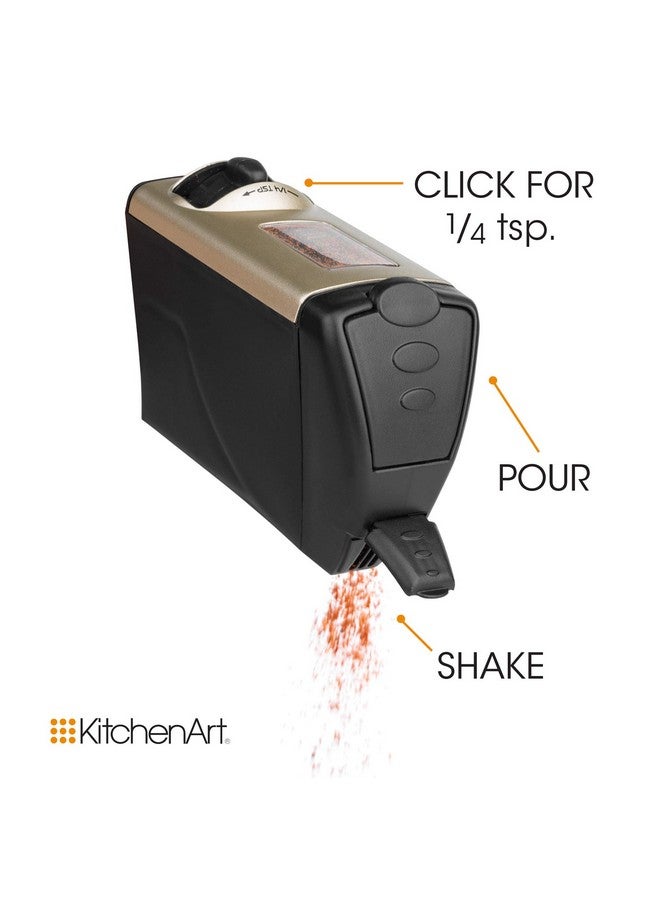 KitchenArt 57010 Select-A-Spice Auto-Measure Carousel Professional Series, Satin - Image 3