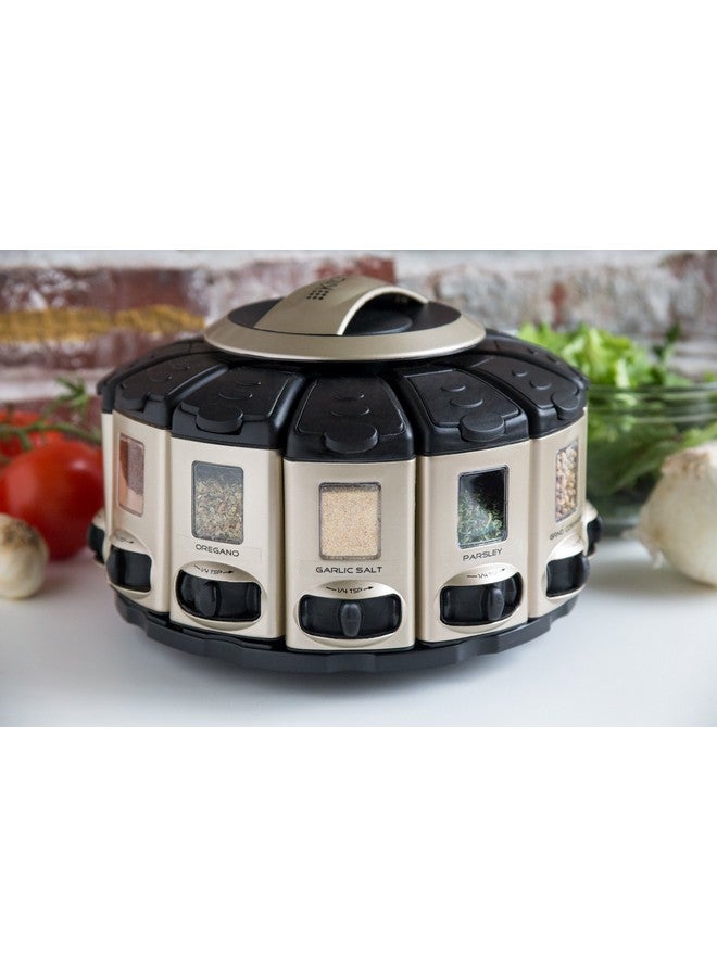 KitchenArt 57010 Select-A-Spice Auto-Measure Carousel Professional Series, Satin - Image 4