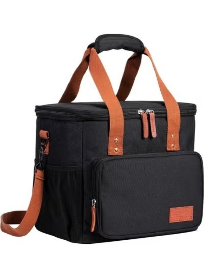Thermal Lunch Bag 16L for Adults – Reusable Waterproof Cooler Tote with Food-Grade Aluminum Foil Lining – Holds Meals, Snacks, and Up to 20 x 330ml – Perfect for Work, School, Travel, Camping, Outdoor Activities, and Family Trips - Image 1