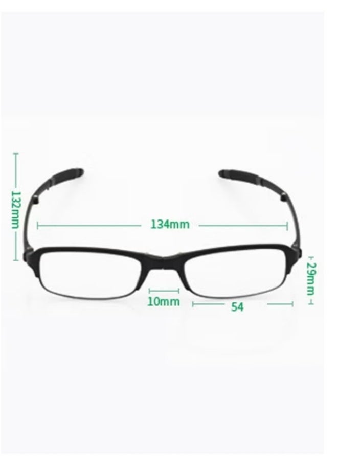 Gasin - +2.00D folding reading glasses, high definition, anti-eye fatigue, suitable for both men and women - Image 1