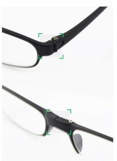 Gasin +2.00D folding reading glasses, high definition, anti-eye fatigue, suitable for both men and women  - Image 3
