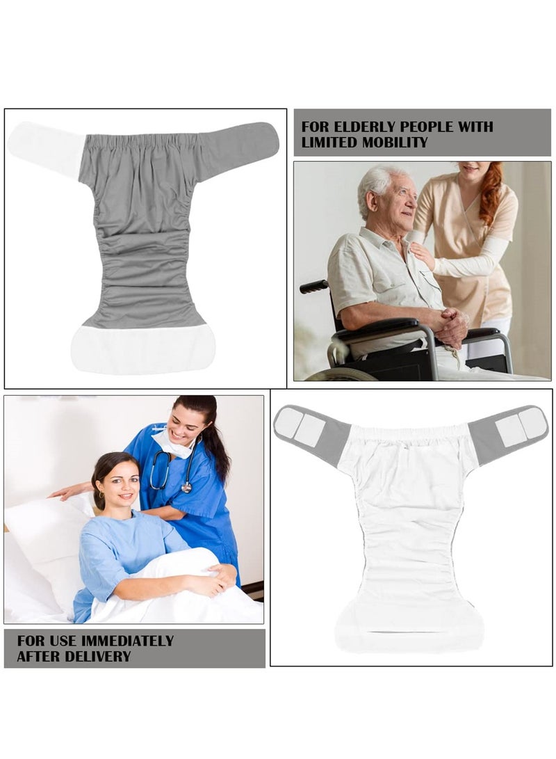 KASTWAVE Reusable Cloth Diaper Adjustable and Waterproof Elderly Incontinence Protection Nappies Underwear with Maximum Absorbency for Incontinence Care Elderly Pregnant Disabled  - Image 5