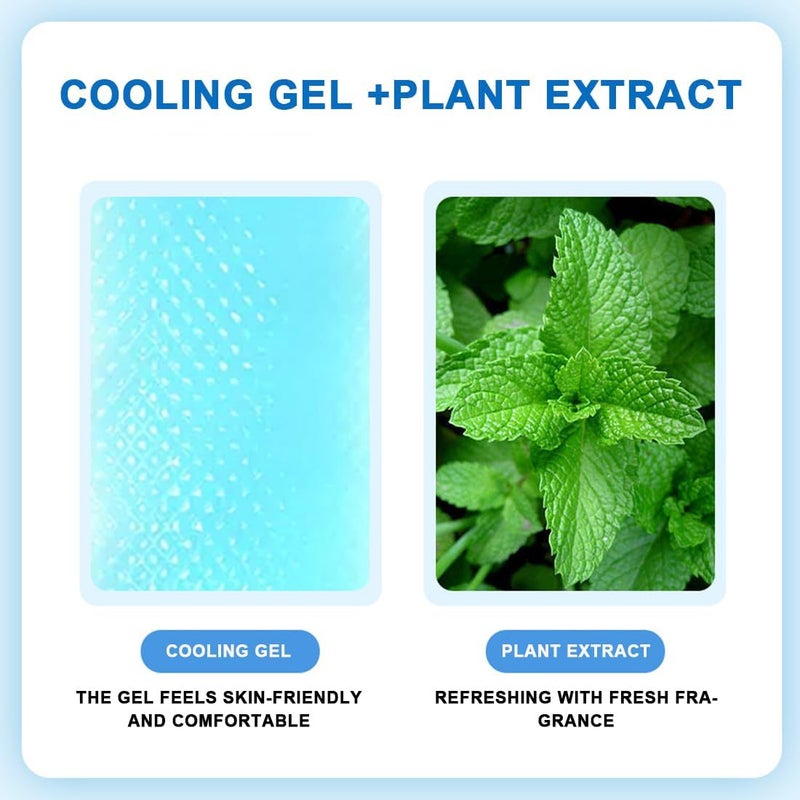 Coldcool Kids Cooling Patches for Fever Discomfort  Pain Relief 20 Pcs Cooling Relief Fever Reducer Soothe Headache Pain - Image 4