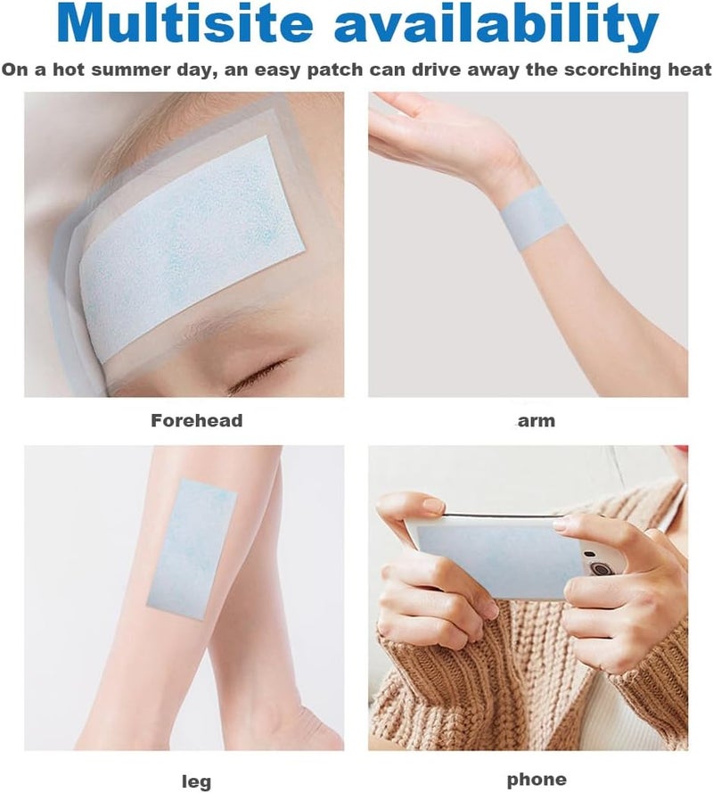Coldcool Kids Cooling Patches for Fever Discomfort  Pain Relief 20 Pcs Cooling Relief Fever Reducer Soothe Headache Pain - Image 2