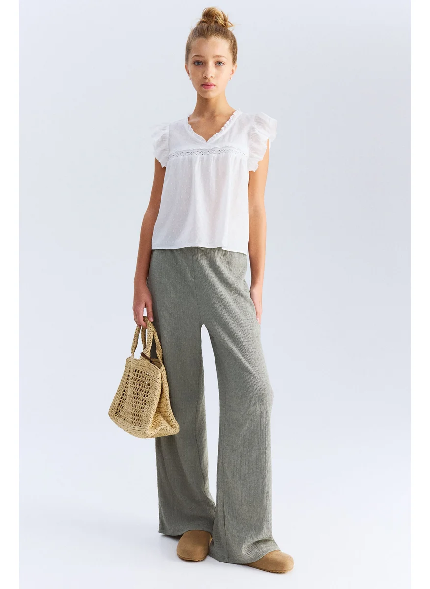 اتش اند ام Textured Jersey Trousers