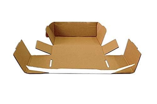MALANI STORES Corrugated Box Packing box 3.5X3X1.5 inch auto lock mailer corrugated white boxes - 3 PLY Pack of -100 - Image 5
