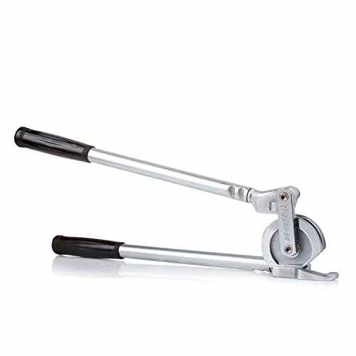Flexzion Manual Aluminum Tubing Bender - 1/2 Inch OD Tube and Pipe Bender for HVAC Refrigeration, Aluminum, Brass, and Soft Copper Pipe Bender Tool with Wide Hook Grip up to 180-Degree Bending - Image 1