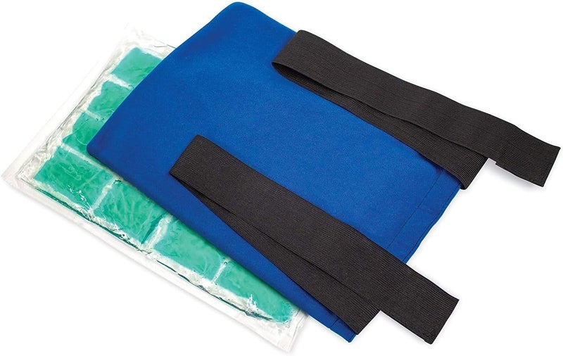 Theramed Reusable Gel Ice Pack with Straps for Pain Relief - Large 35" x 6" for Back, Neck, Knee, Ankle, and Elbow Injuries - Image 2