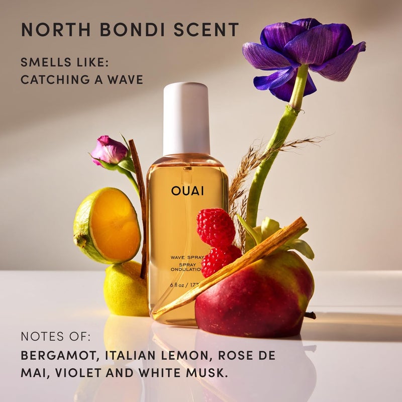 Ouai Travel Size Wave Spray - Texture Spray for Hair with Coconut Oil and Rice Protein - Adds Texture, Volume & Shine for Beach Waves - Paraben Free, Safe for Color & Keratin-Treated Hair (89 ml) - Image 5