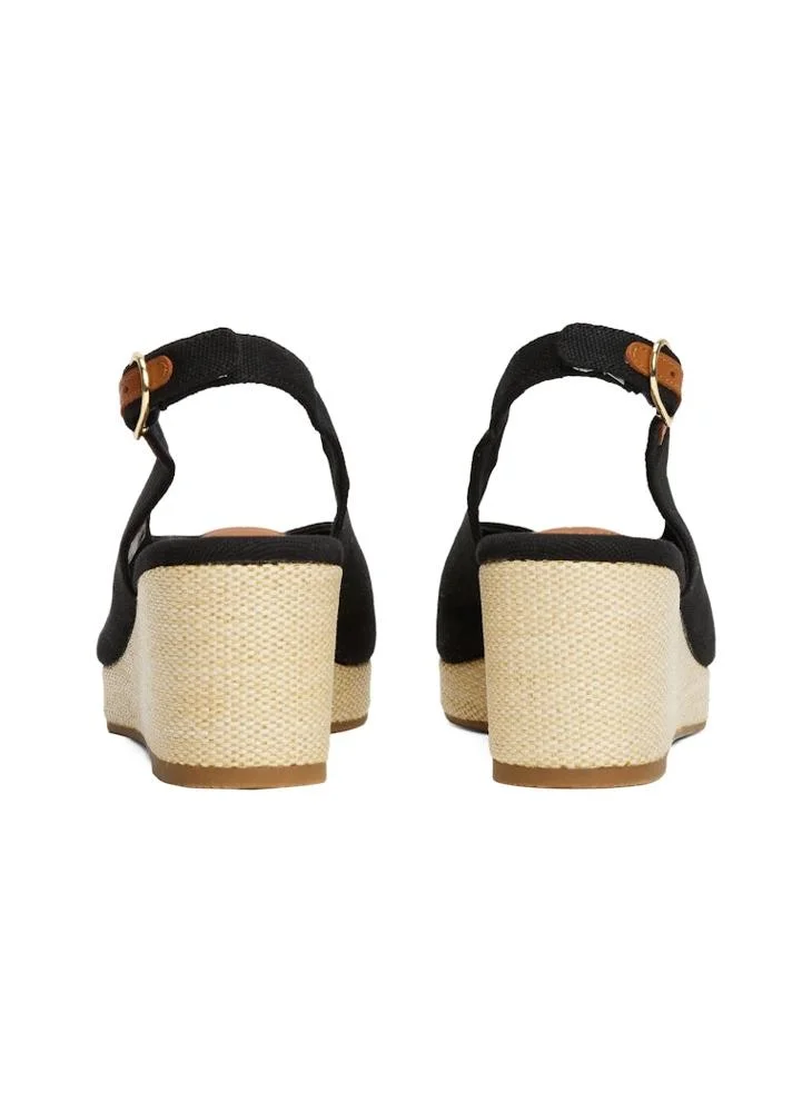 TOMMY HILFIGER MID WEDGE SLINGBACK ESPADRILLES