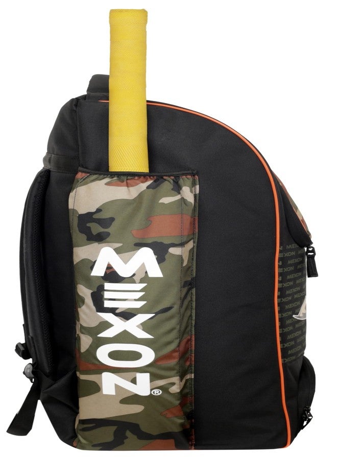 MEXON Ultra Cricket Duffle Kit Bag | Fully Padded (Black/Camo) - Image 2
