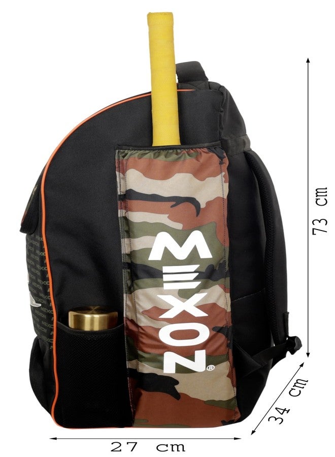 MEXON Ultra Cricket Duffle Kit Bag | Fully Padded (Black/Camo) - Image 5