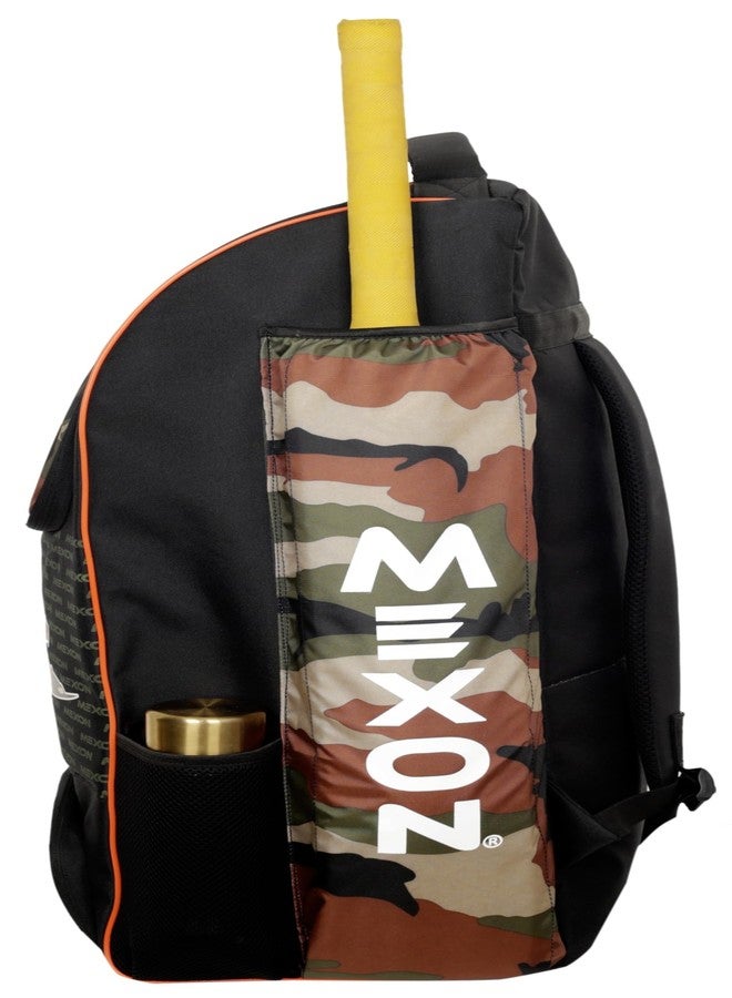MEXON Ultra Cricket Duffle Kit Bag | Fully Padded (Black/Camo) - Image 3