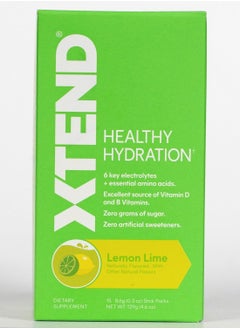 Xtend Healthy Hydration, Lemon Lime, 15 Sticks