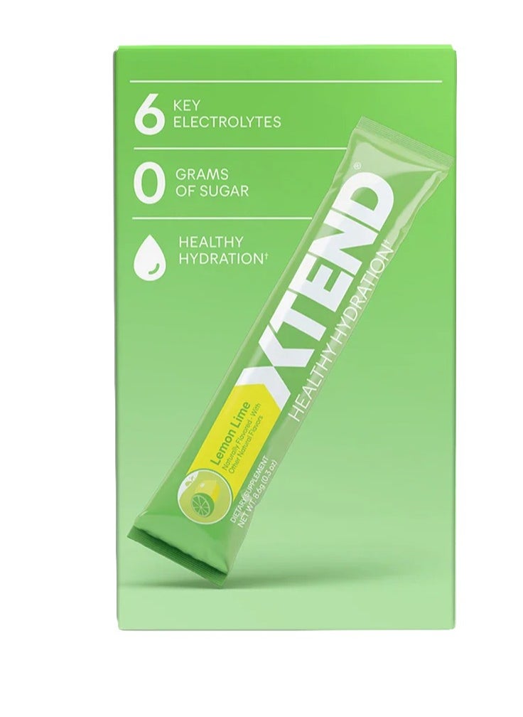 XTEND - Xtend Healthy Hydration, Lemon Lime, 15 Sticks - Image 1