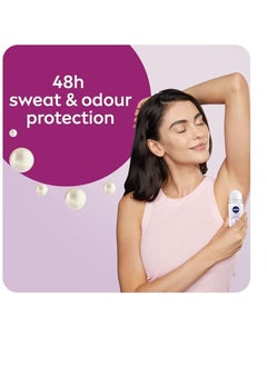 Nivea Pack Of 3 Nivea Pearl And Beauty Antiperspirant Roll On Deodorant 50 Ml  - Image 5