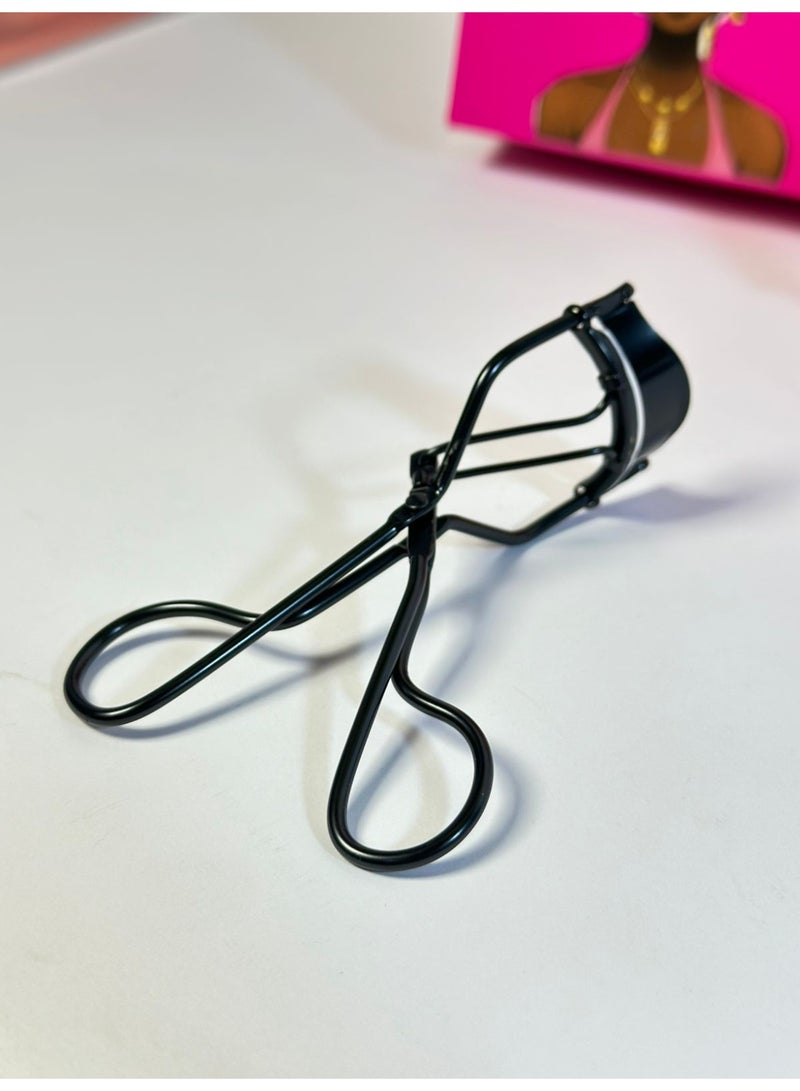 Eyelash Curler Professional Mini Lash Curler Magic Curl Stainless Steel  Black Eyelash Curler - Image 4