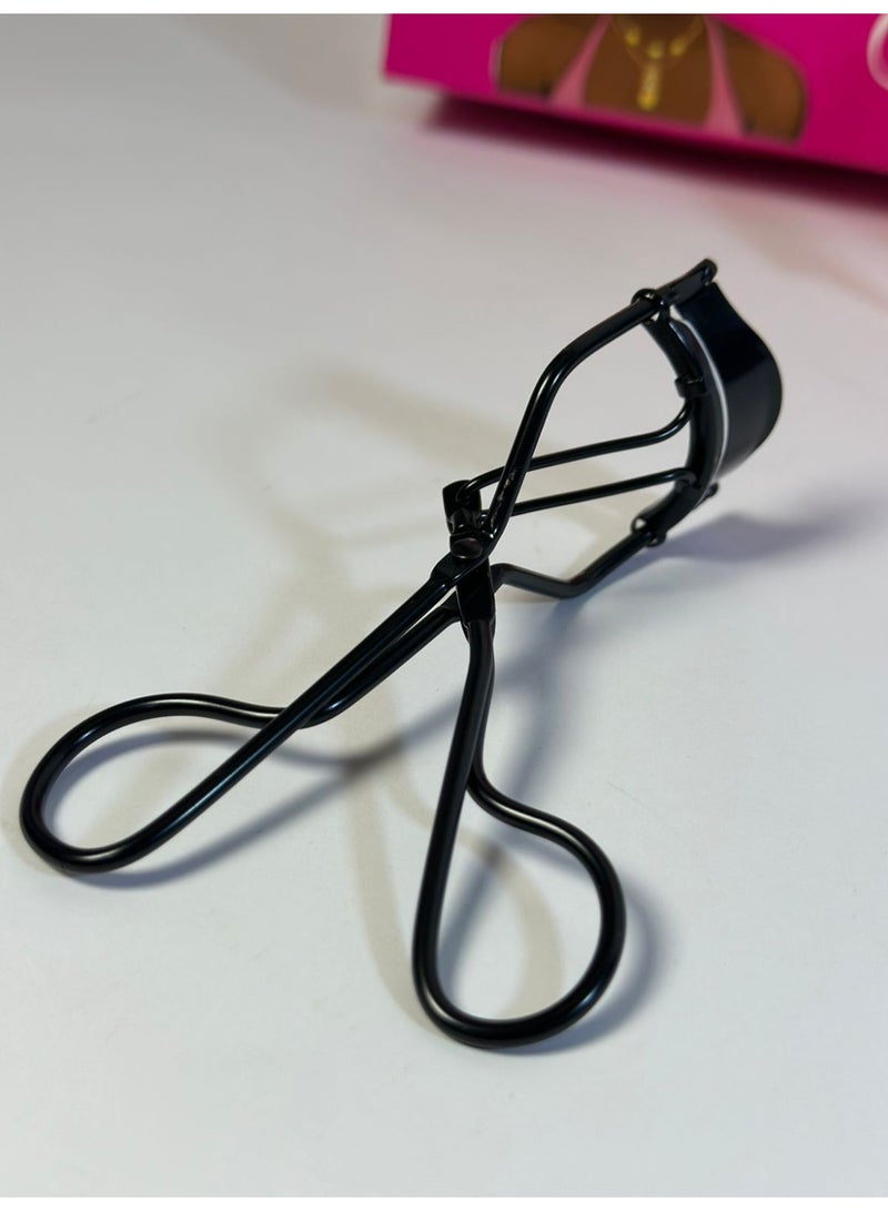 Eyelash Curler Professional Mini Lash Curler Magic Curl Stainless Steel  Black Eyelash Curler - Image 1