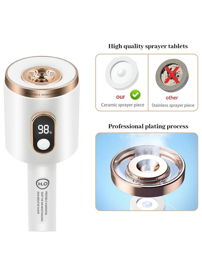 general Portable Travel Humidifier, USB Rechargeable Humidifier, Ultra Silent, Container Versatility, No Water Auto Shutoff, Hotel Office Home Bedroom Hydration Mist Meter - Image 4