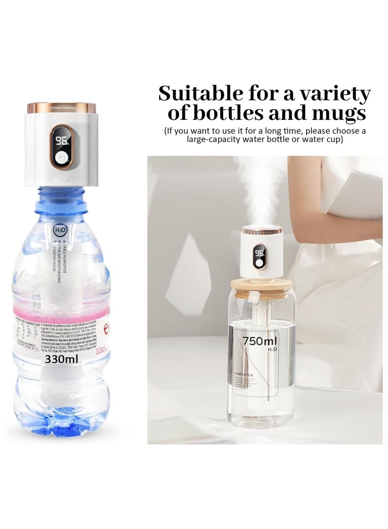 general Portable Travel Humidifier, USB Rechargeable Humidifier, Ultra Silent, Container Versatility, No Water Auto Shutoff, Hotel Office Home Bedroom Hydration Mist Meter - Image 5