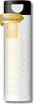 RUBIN EXTENSIONS SHAMPOO Professional Extension Hair Care Hydration Shine Protection with Green Tea Panthenol Argan Oil Repairs Protects Remy Hair Extensions ParabenFree Vegan - Image 1