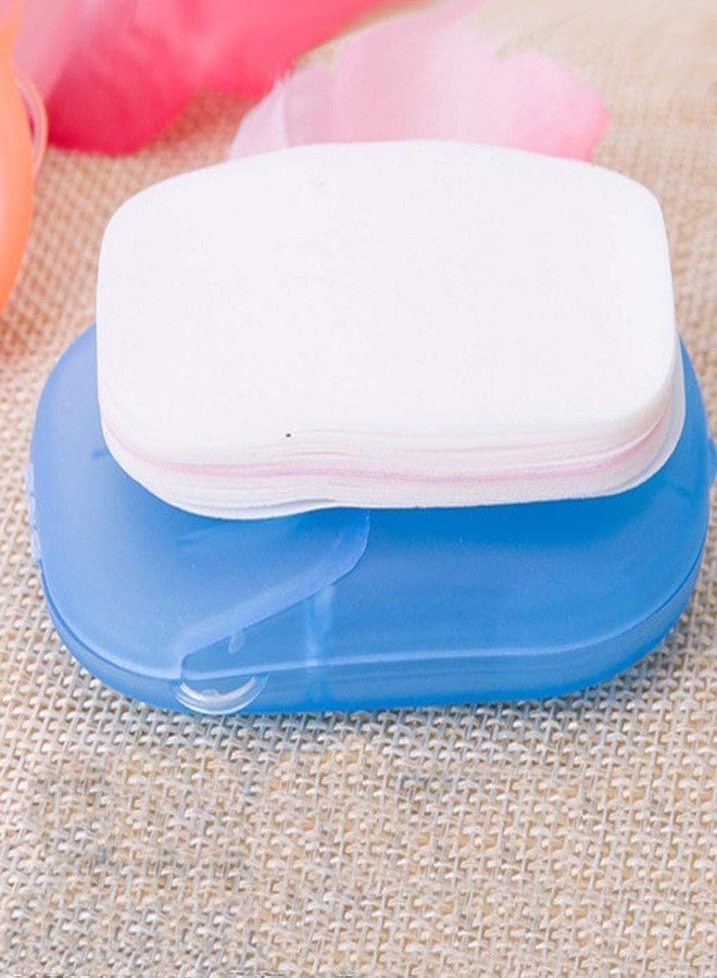 REMANG Hand Washing Cleaning Paper Soap Flakes Disposable Hand Washing Cleaning Paper Soap Flakes Mini Soap Paper Travel Hand Washing Box soap strips for travelling handwash (2 pcs) - Image 4