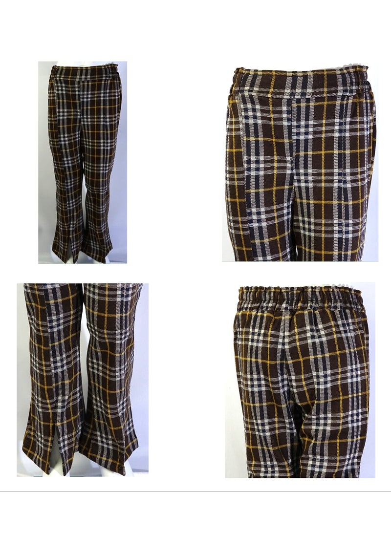 شلــــتر صناعة تركية فاخرة؛ بنطلون بنات قماش من مجموعة شلـــتر 35443 - Image 1