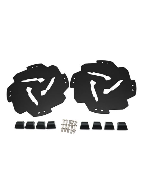 Front Wheel Hub Guard Protector for Yamaha RAPTOR 700R 700 2014-2021 YFZ450R 2014-2021 YFZ450 2017, Black