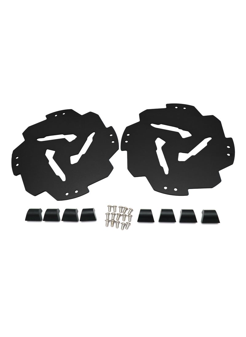 General - Front Wheel Hub Guard Protector for Yamaha RAPTOR 700R 700 2014-2021 YFZ450R 2014-2021 YFZ450 2017, Black - Image 1