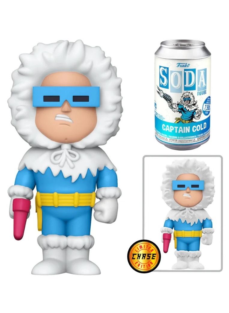 Funko Vinyl Soda Captain Cold With Chase Fl Action Figure