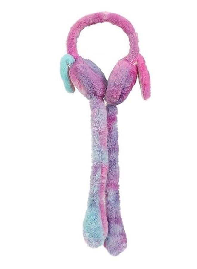Dweezhet Cute Rabbit Ear Moving Earmuffs for Kids – Warm Plush Winter Headband for Boys & Girls | Pneumatic Animated Floppy Ear Design | Soft & Cozy Cold Weather Accessory (Pack of 1, Multicolor) - Image 1