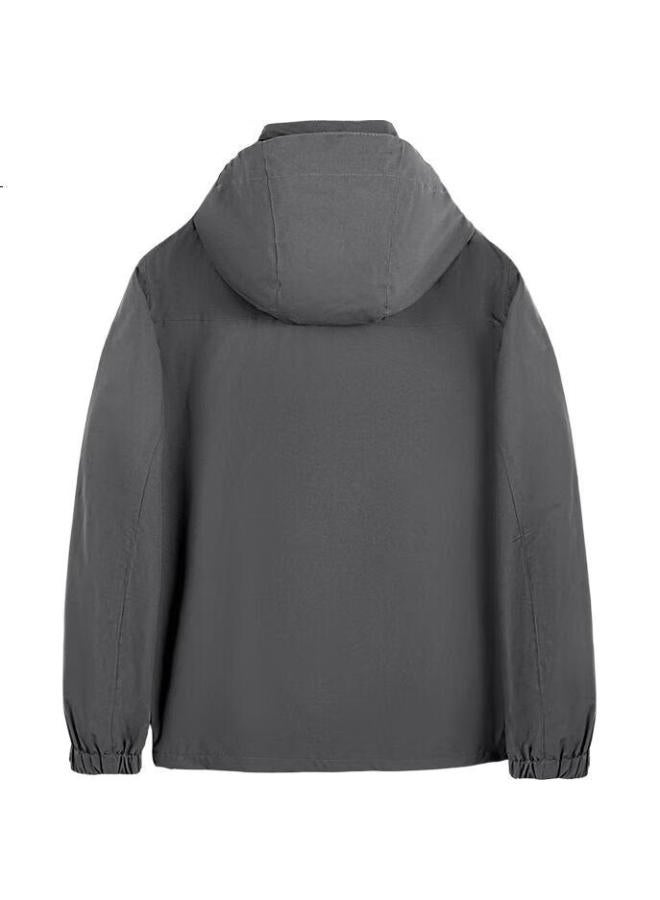FIRS Hooded Jacket Men And Women Autumn Mountain Outdoor Sports Windproof Wrinkle-Resistant Wear-Resistant Breathable Simple Slim Casual Jacket - Image 1