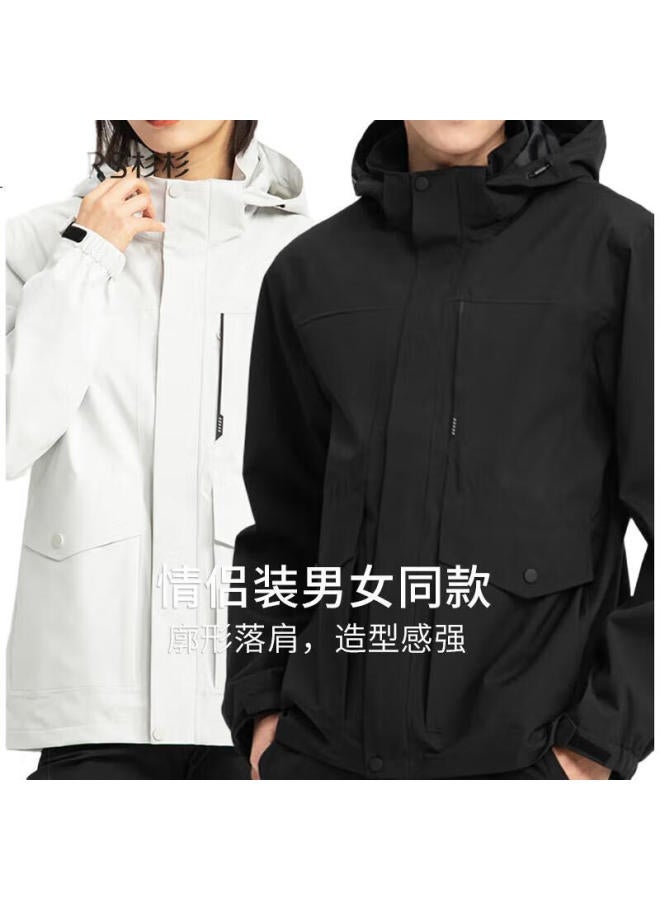 FIRS Hooded Jacket Men And Women Autumn Mountain Outdoor Sports Windproof Wrinkle-Resistant Wear-Resistant Breathable Simple Slim Casual Jacket - Image 3