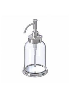 Soap dispenser, chrome-plated