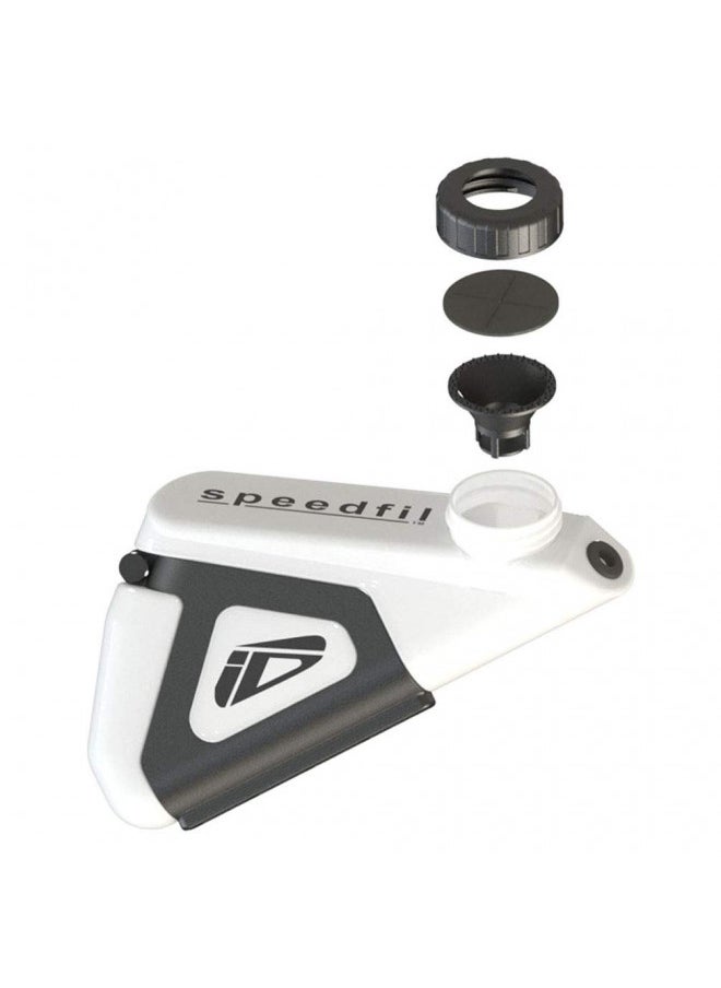 Speedfil F1 Bicycle Water Bottle, Hands-Free Frame Mounted Hydration System with Refill Port